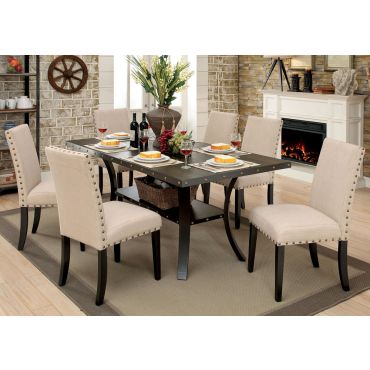 Biony Industrial Dining Table Set,Biony Table Top