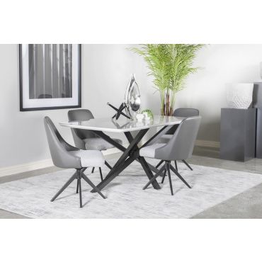 Bloomfield Ceramic Top Dining Table Set