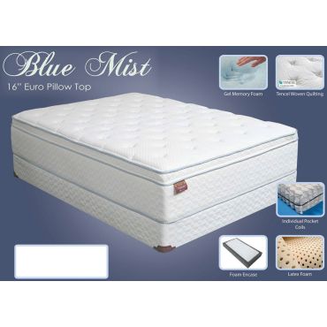 Blue Mist Memory Foam Pillow Top Mattress