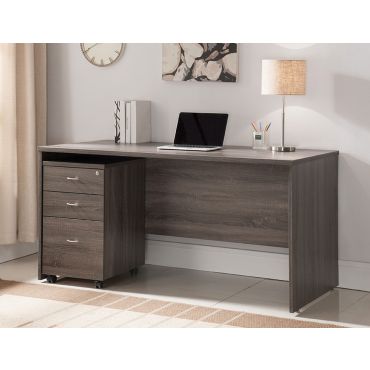 Bonnie Rustic Grey Home Office Desk