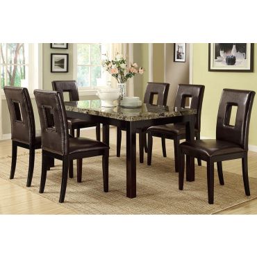 Brayden Marble Top Table Set