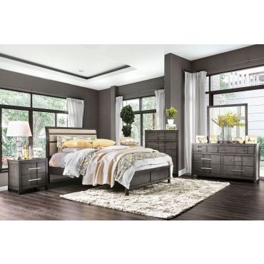 Brazil Rustic Grey Bed Collection