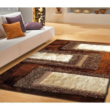 Brown Shag Area Rug Design 35