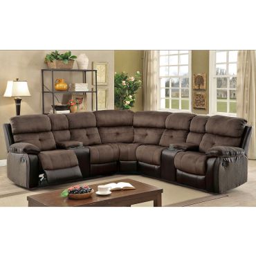 Bunnell Two Tone Recliner Sectional