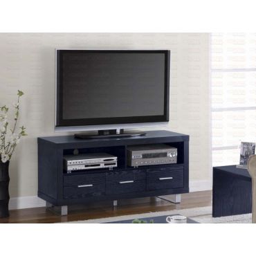 Santos Black Finish TV Stand