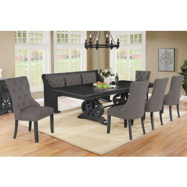 Calypso Traditional Style Dining Table Set