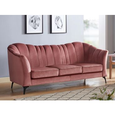 Cameley Vintage Rose Velvet Sofa