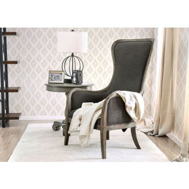 Carolina Rustic Wood Framed Accent Chair