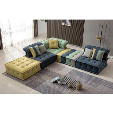 Cathedral Multi Color Modular Sectional