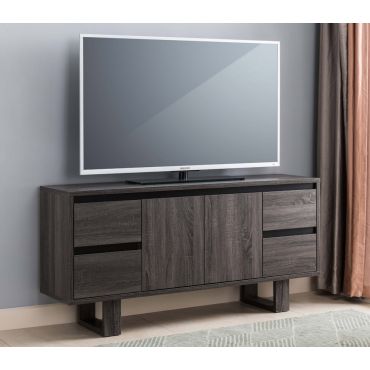 Cecilie Rustic Grey TV Stand Console