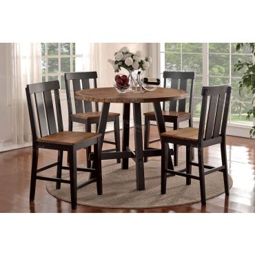 Cedar Rustic Counter Height Table Set