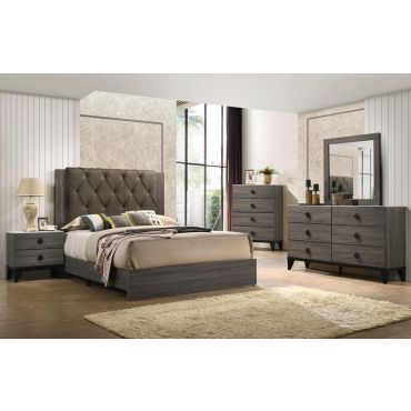 Celestial Rustic Grey Bed