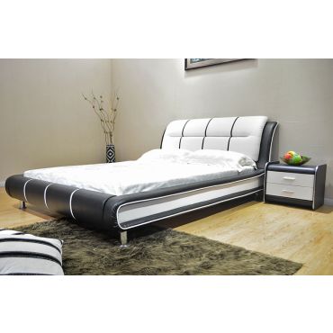 Cerchio Modern Leather Bed