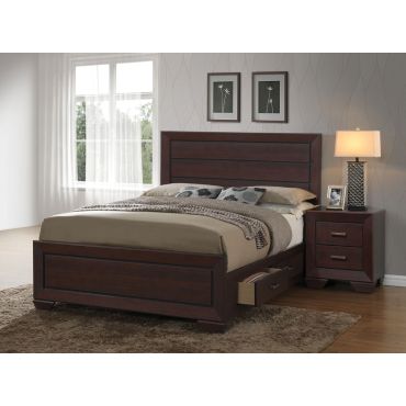 Claran Contemporary Storage Bed