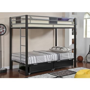 Clifton Modern Twin Over Twin Bunkbed