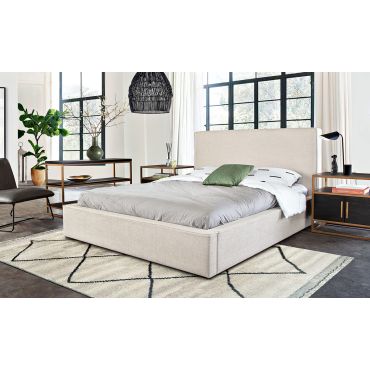 Cloud Sand Linen Bed