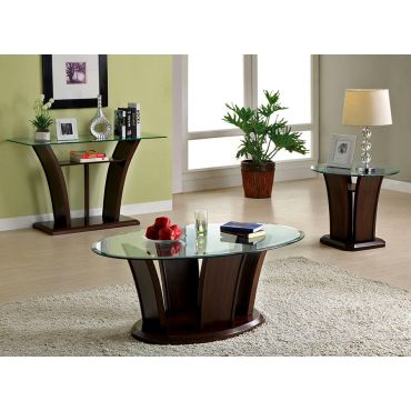 Keystone Modern Glass Coffee Table