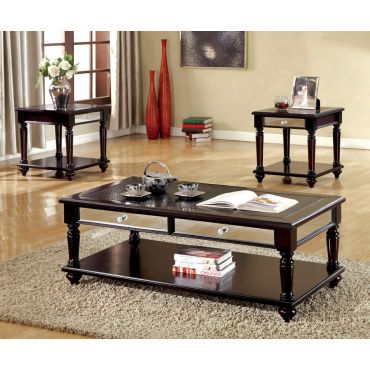 Race Traditional Style Coffee Table Set