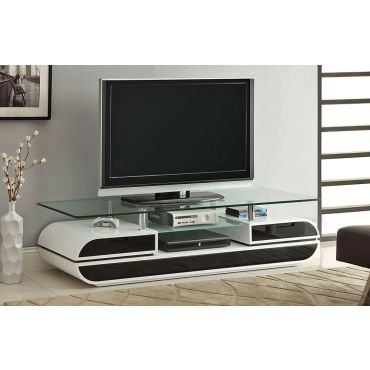 Evos Two Tone Lacquer Finish TV Stand