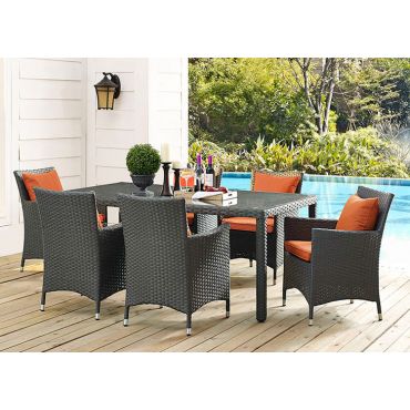 Convene 7-Piece Outdoor Dining Table Set