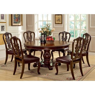 Coronado Cherry Finish Dining Table Set