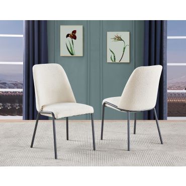 Cortez Cream Boucle Dining Chairs