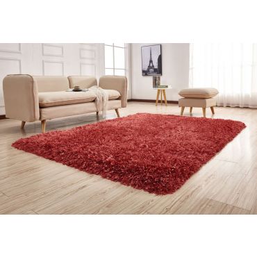Red Color Amore Shag Rug