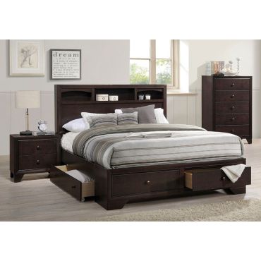 Darien Bed With Storage Drawers