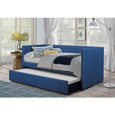 Deco Blue Linen Daybed Set