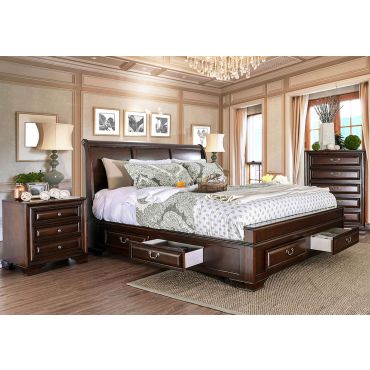 Delano Sleigh Bed With Drawers