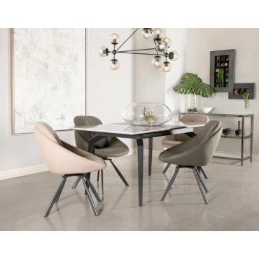 Delizia Marble Top Dining Table Set