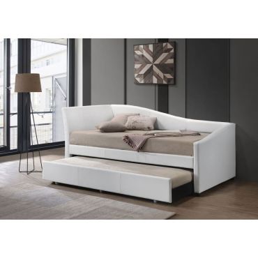 Delmar Leather Daybed With Trundle