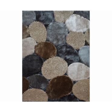 Modern Shag Area Rug Design 25 Grey Beige