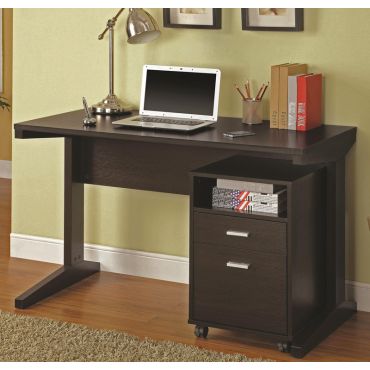 Bracie Computer Desk With File Cabinet