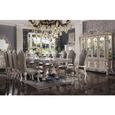 Dresden Bone White Dining Table Set