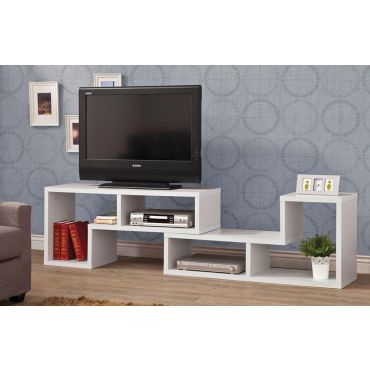 Elements White TV Stand Display
