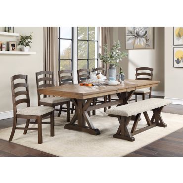 Elliot Mid Century Modern Dining Table Set