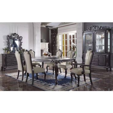 Ezra Traditional Style Dining Table Set