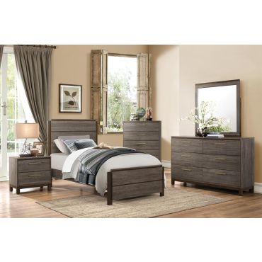 Fantine Rustic Finish Youth Bedroom