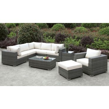 Feder Outdoor Conversation Sectional Set