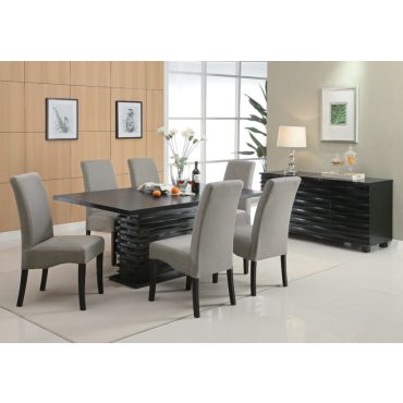 Table With Gray Chairs