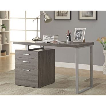 Finley Contemporary Gray Office Desk