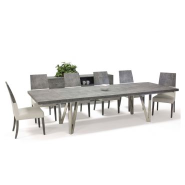 Foothill Faux Concrete Oversized Dining Table