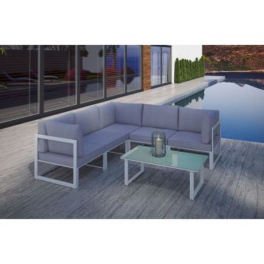 Fortuna 6 Piece Outdoor Sectional Sofa Set