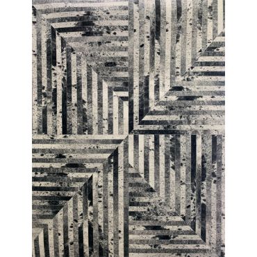 Modern Area Rug TF 62 Gray Yellow