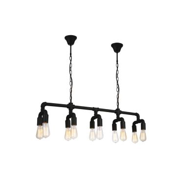 Galena Industrial Style Pipe Chandelier