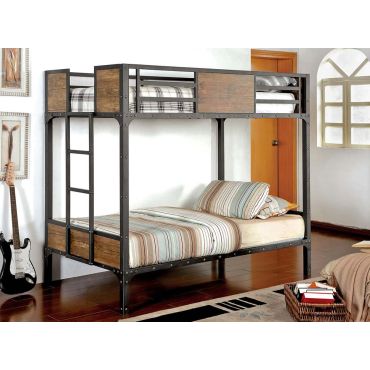 Gareth Industrial Style Bunk Bed