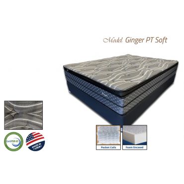 Ginger Foam Encased Pillow Top Mattress