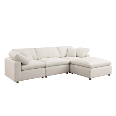 Giza Ivory Linen Modular Sectional Set