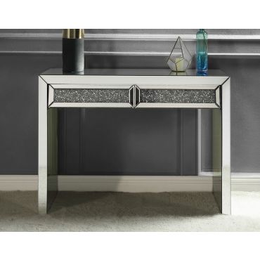 Glimmer Mirrored Console With Drawers